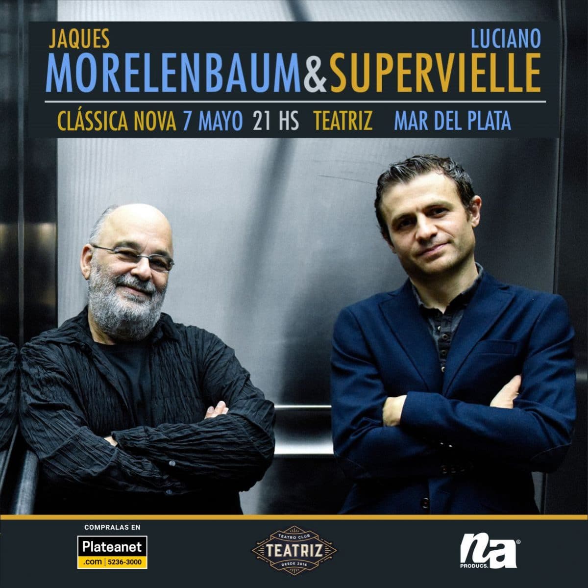 Morelembaum & Supervielle llegan a Mar del Plata con "Clássica Nova"