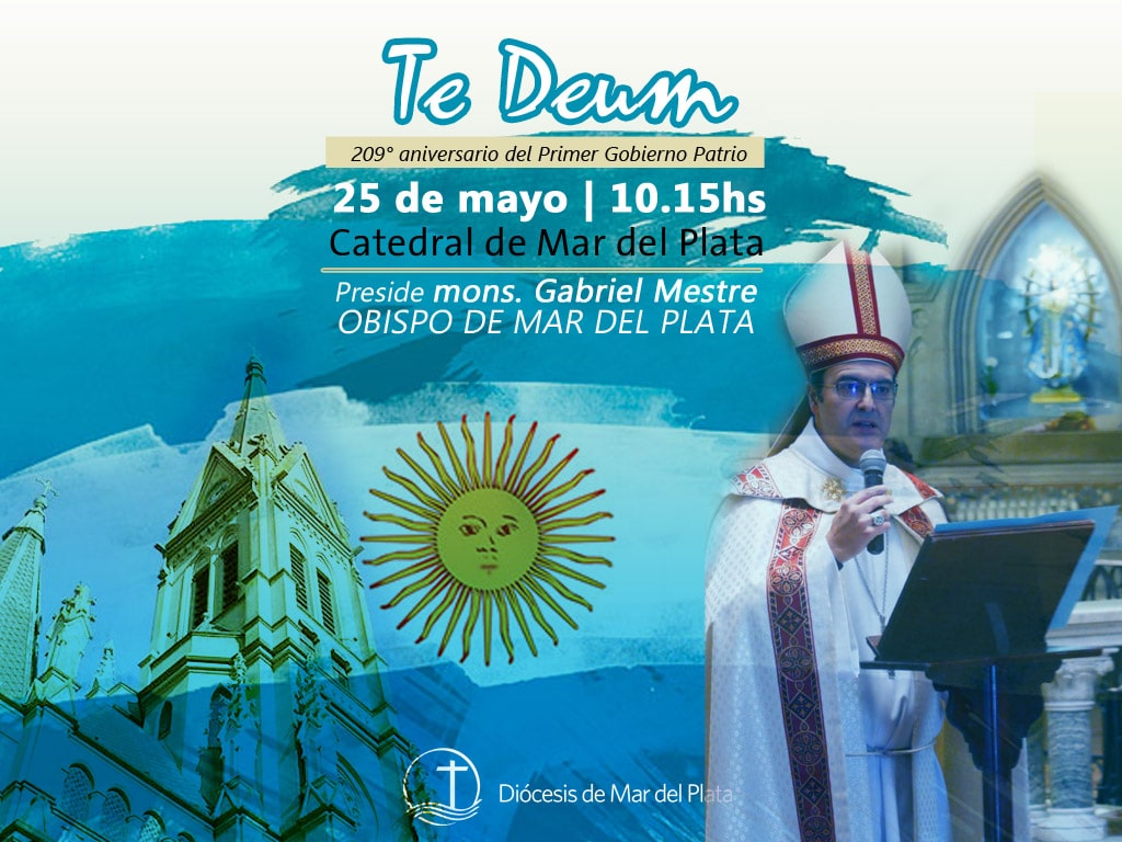 Monseñor Mestre presidirá el Te Deum por el 25 de mayo