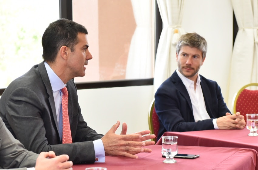 El candidato a intendente Santiago Bonifatti se reunió en Salta con el gobernador Urtubey