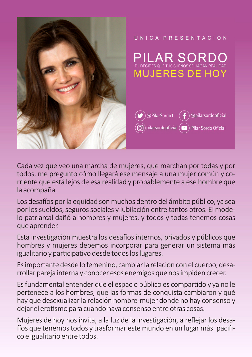 Pilar Sordo en Mar del Plata