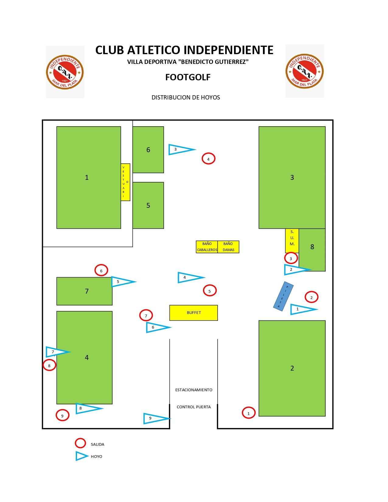 Independiente de Mar del Plata presenta su cancha de Footgolf Independiente de Mar del Plata presenta su cancha de Footgolf