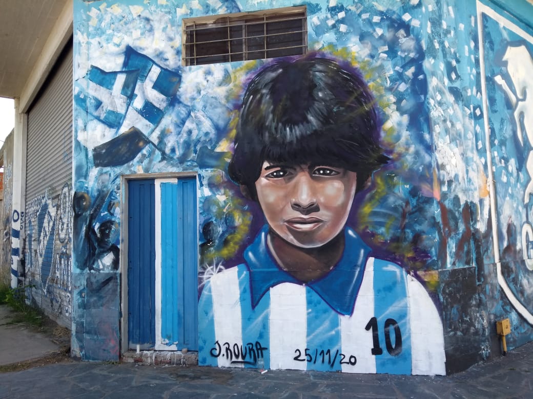 La esquina de Maradona en Mar del Plata