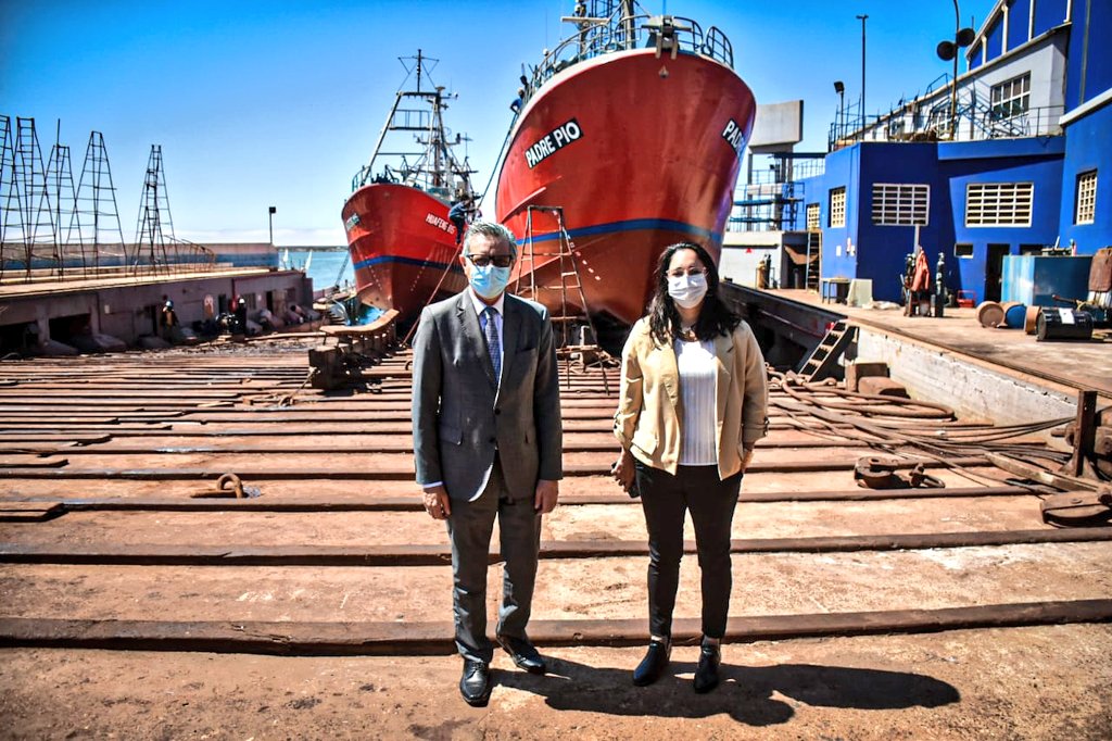 Schale recorrió astilleros en Mar del Plata y anunció mayor financiamiento para la industria naval