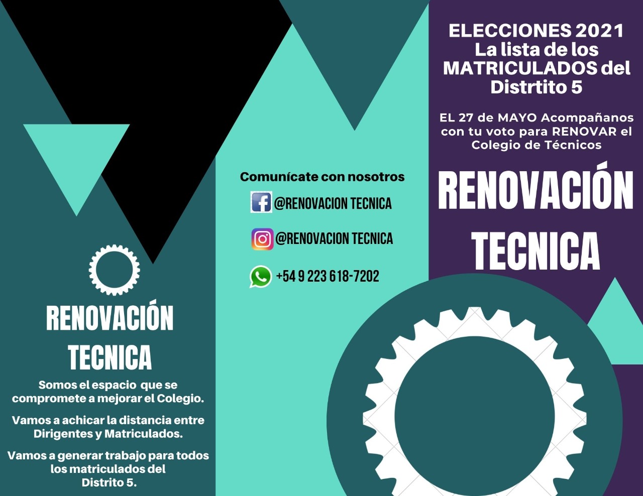 Elecciones en el Colegio de Técnicos: se presentó la lista "Renovación Técnica"