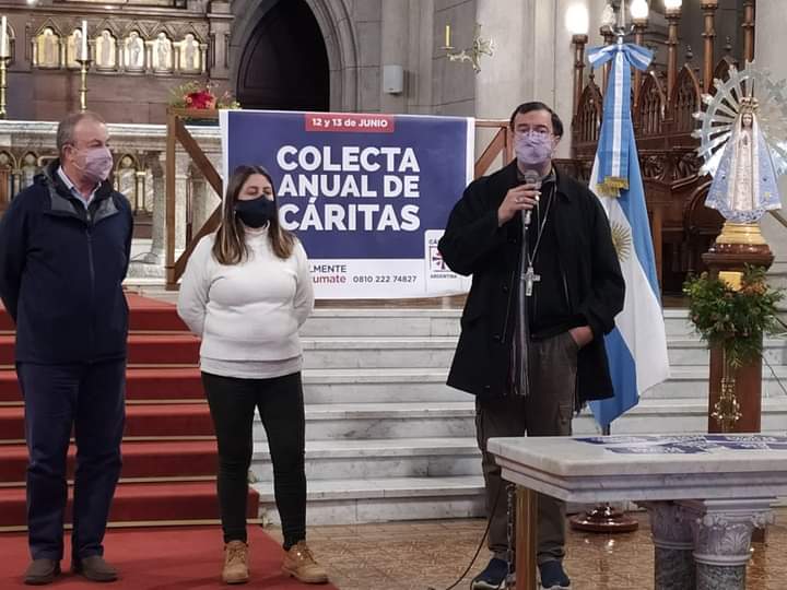 Se lanzó en Mar del Plata la Colecta Anual de Cáritas