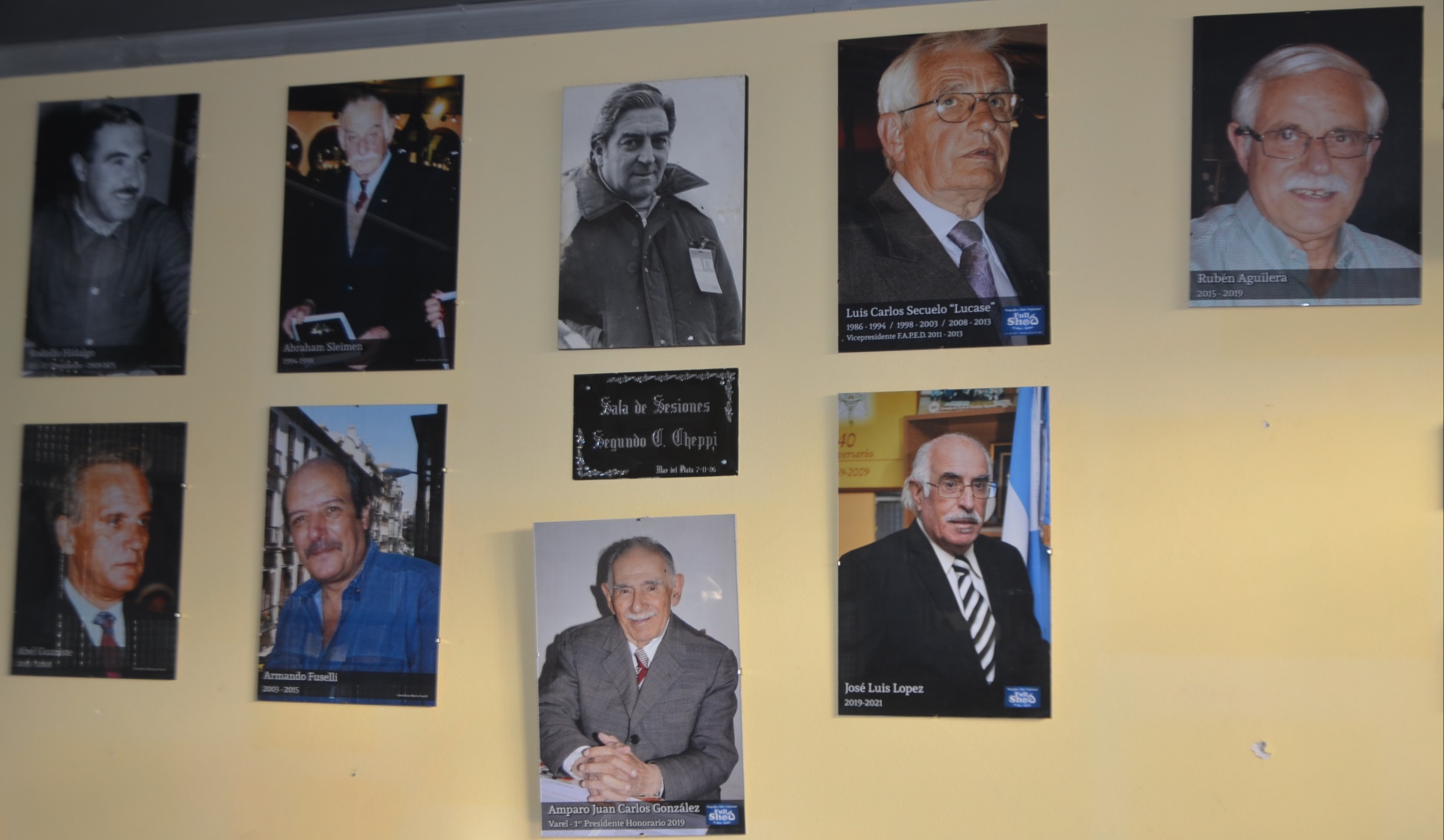 El Círculo de Periodistas Deportivos inaugura su Galería de Presidentes