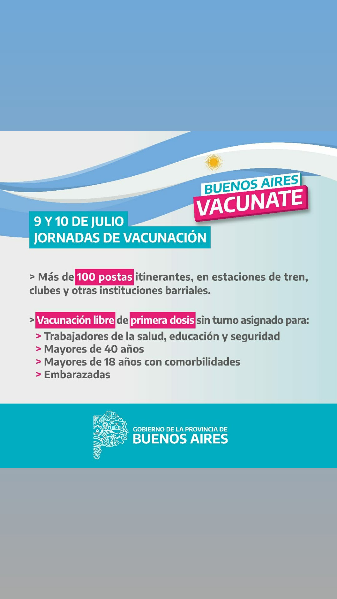 Jornada de vacunación: en Mar del Plata habilitarán otras cuatro postas