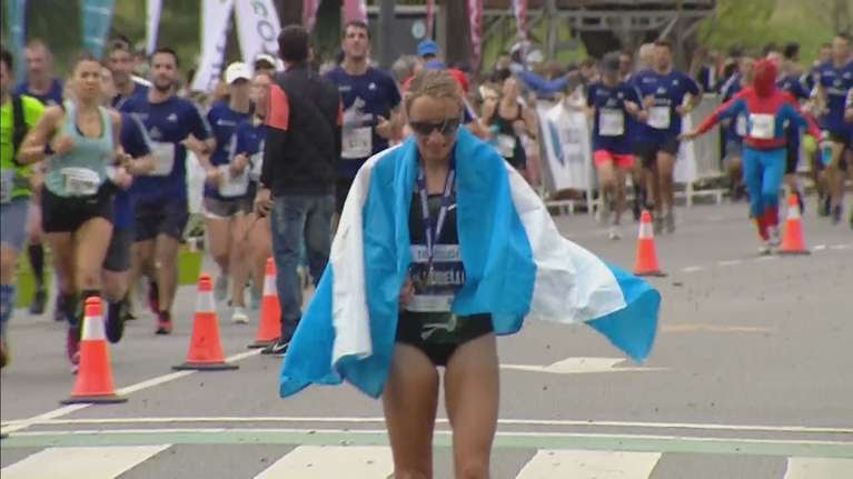La marplatense Florencia Borelli ganó el maratón de Buenos Aires