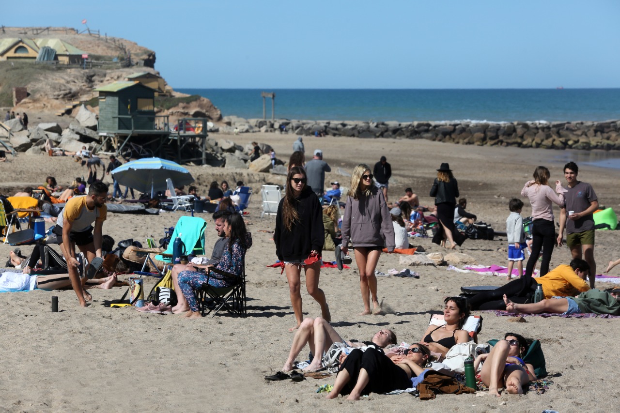 Otra jornada de playa con más de 31 grados en el fin de semana largo en Mar del Plata