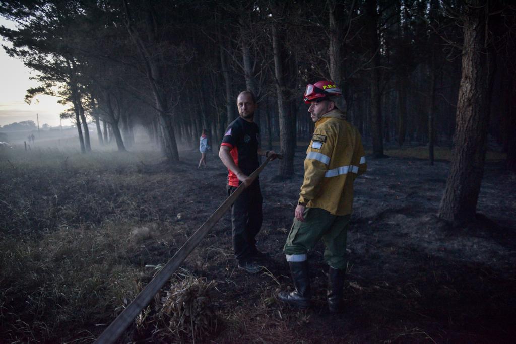 Incendio en El Marquesado: continúan realizando tareas de supervisión