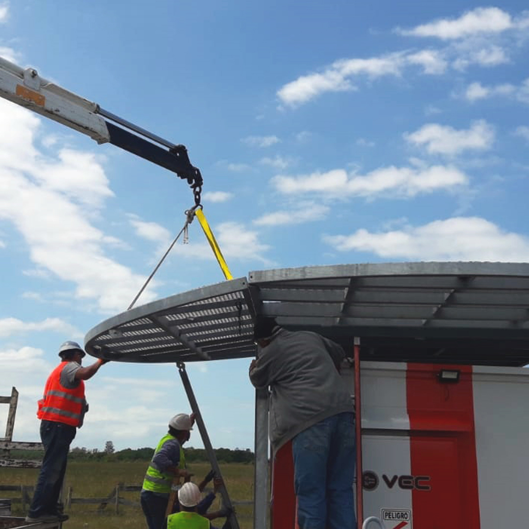 Instalan nuevo sistema de radiofaro en el aeropuerto de Mar del Plata