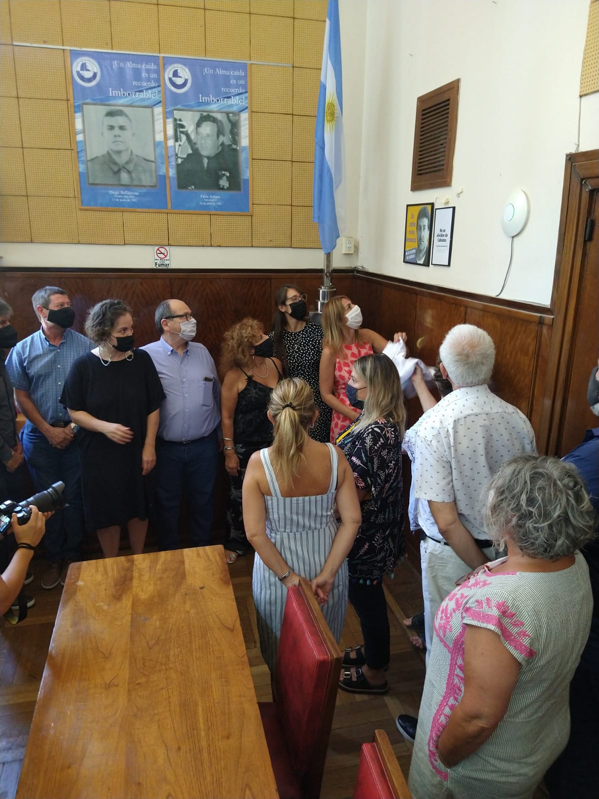 Homenaje a José Luis Cabezas en el Concejo Deliberante