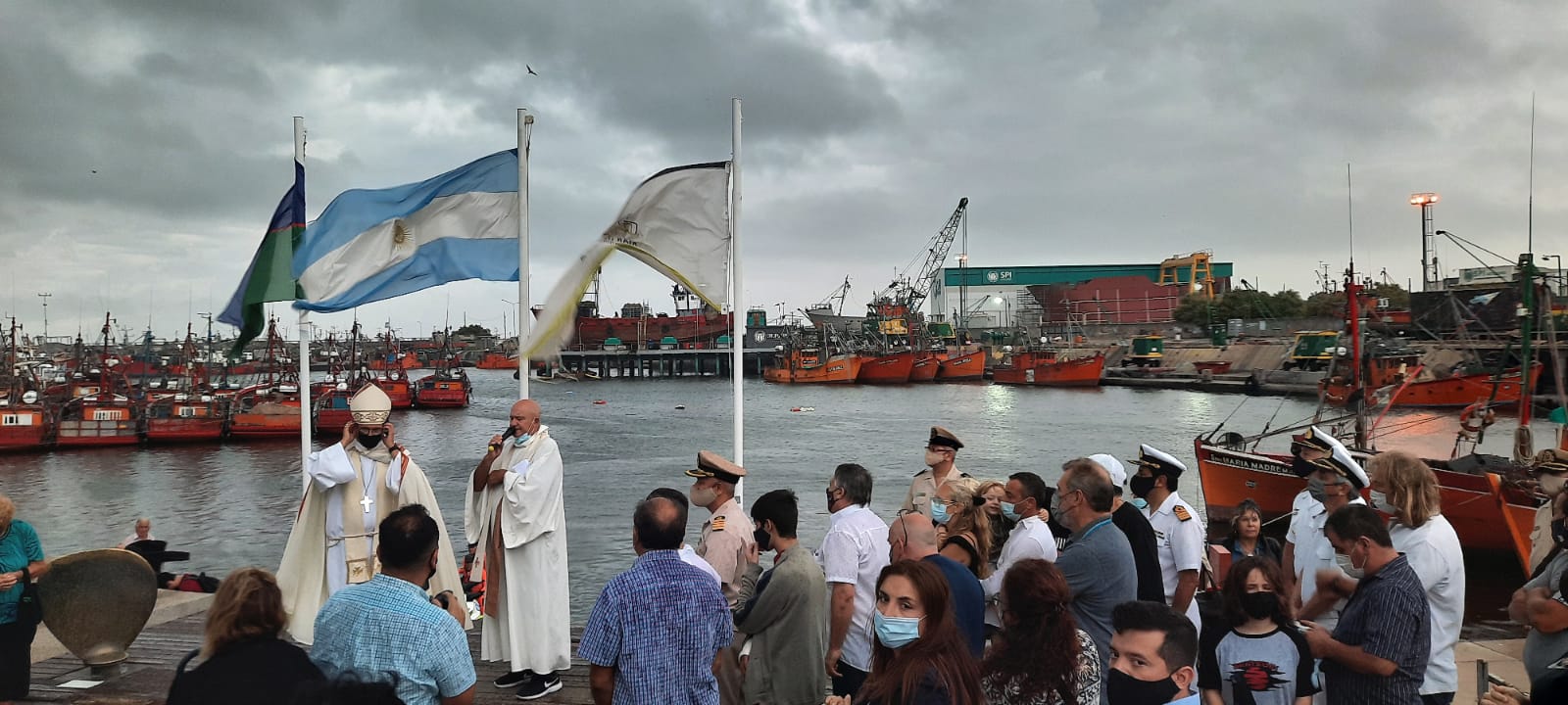 La Fiesta de los Pescadores tuvo su procesión por el puerto de Mar del Plata