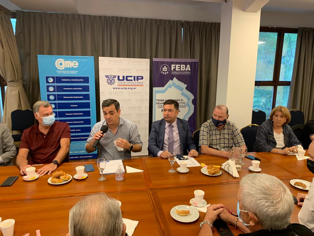 Secretario de la Producción visitó UCIP y se reunió con sectores productivos de Mar del Plata