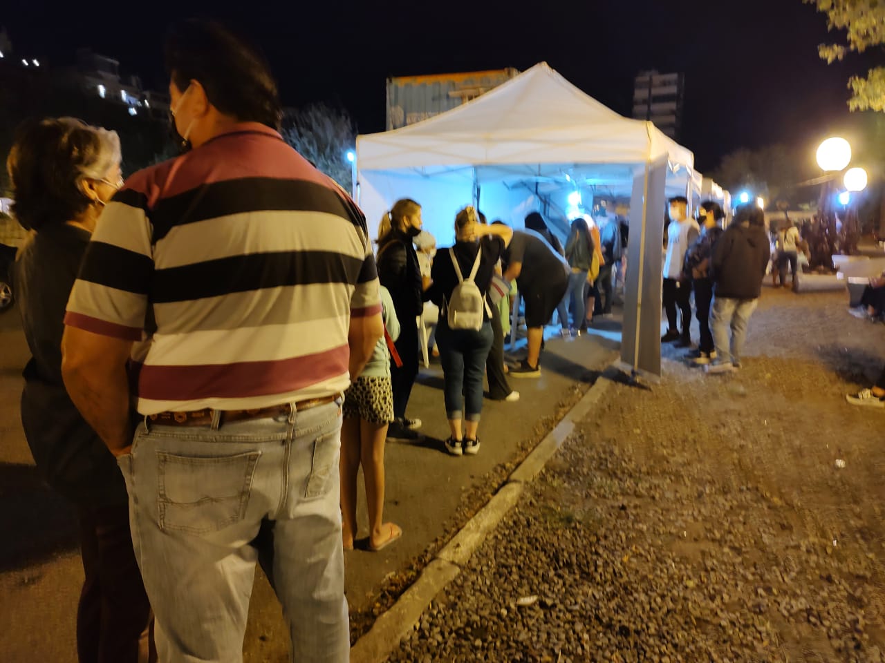 Gran concurrencia en "La Noche de las Vacunas" en Mar del Plata