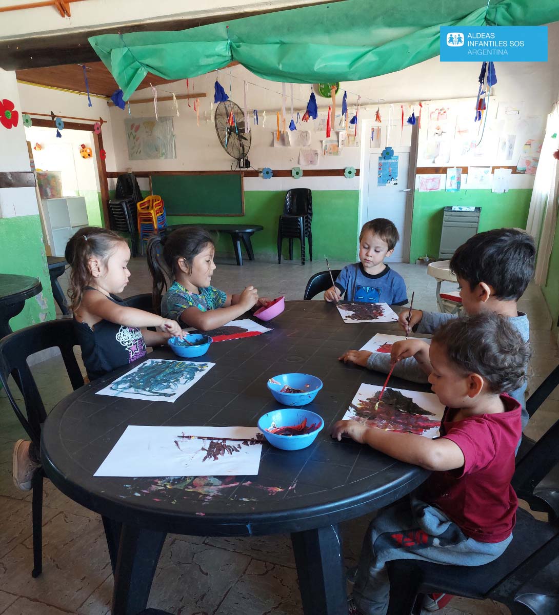 Aldeas Infantiles reabrió los centros comunitarios de Mar del Plata y Batán 