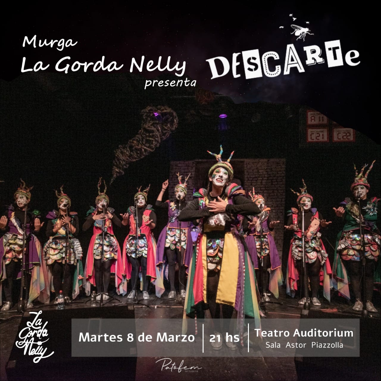 Gratis y en el Auditorium: Murga La Gorda Nelly presenta su nueva "Descarte"