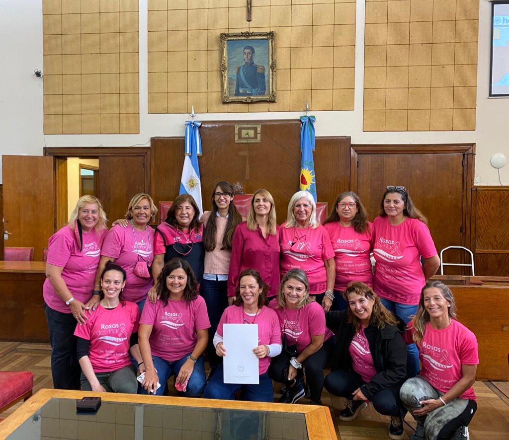 Declaran “de Interés” al grupo Rosas del Mar, que promueve el acompañamiento a mujeres con cáncer de mama