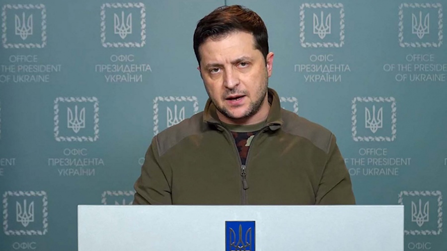 Ucrania sigue "dispuesta" a negociar con Rusia para "parar la guerra", afirmó Zelenski