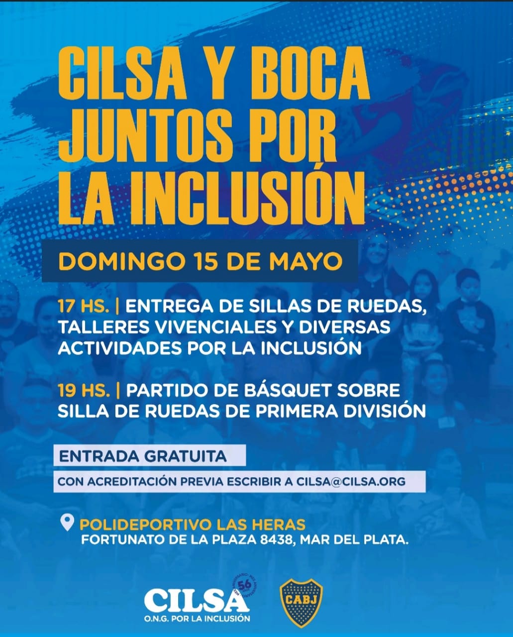 CILSA y Boca, "Juntos por la Inclusión" en Mar del Plata
