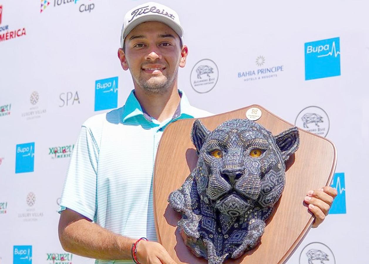 El marplatense Jesús Montenegro es campeón en el golf de Tulum en México