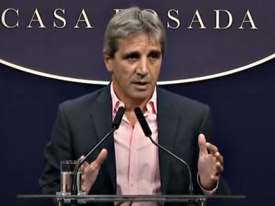 Caputo insiste en que “lo peor ya pasó” y apuntó contra Kicillof: “No va a ser Presidente»