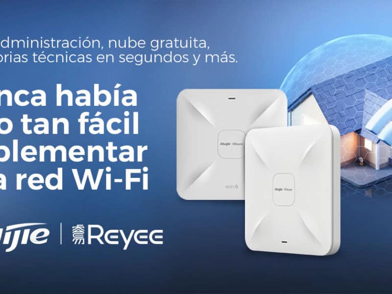 Internet WiFi 6 Ruijie para instituciones educativas, hoteles y empresas