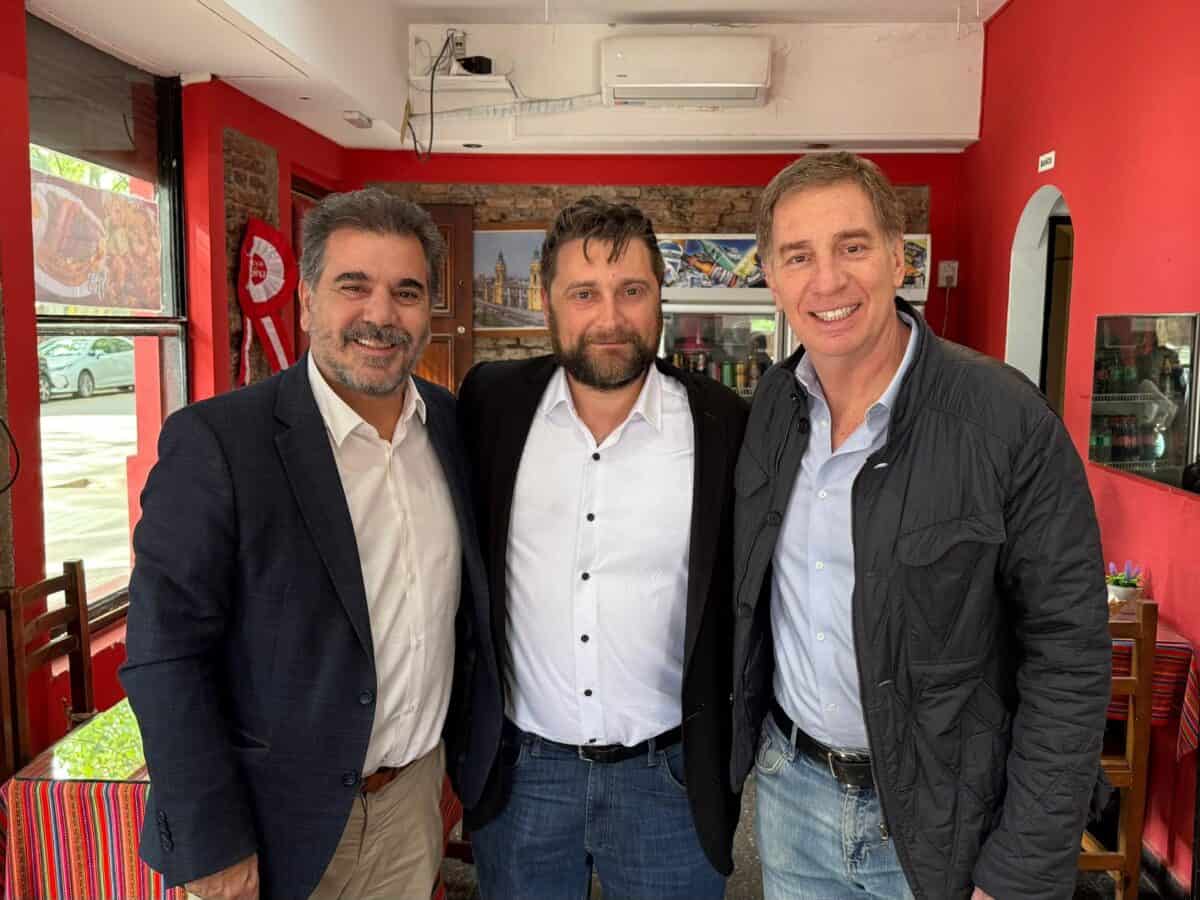 Beneito se mostró con Santilli y Ritondo en el encuentro del PRO
