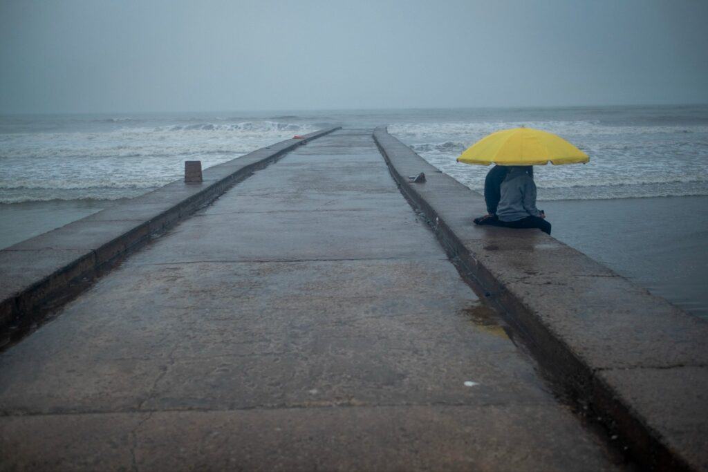 Viento y lluvias en Mar del Plata: rige alerta naranja