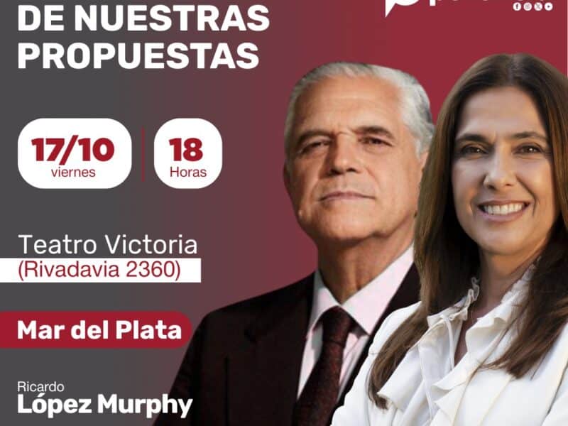 Talerico y López Murphy vuelven a Mar del Plata para hablar de desarrollo y visión política