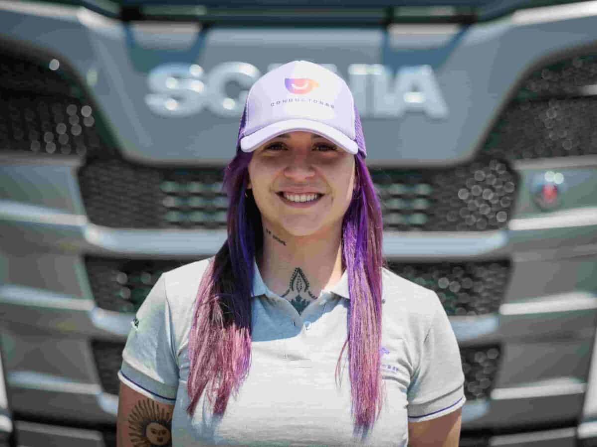 Desde Mar del Plata, Jacqueline y el sueño de convertirse en conductora de camiones