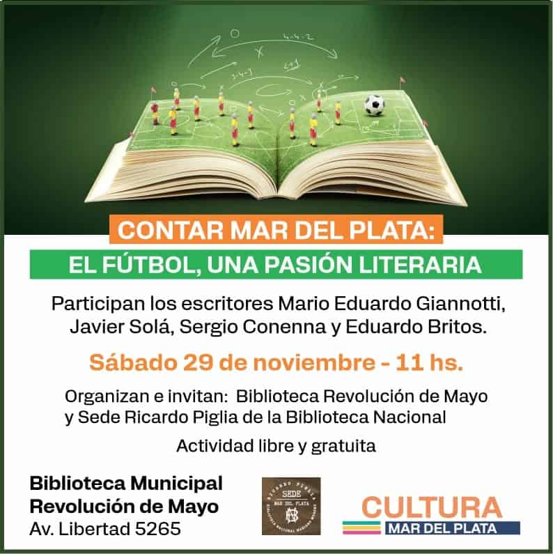 Contar Mar del Plata: «El fútbol, una pasión literaria»