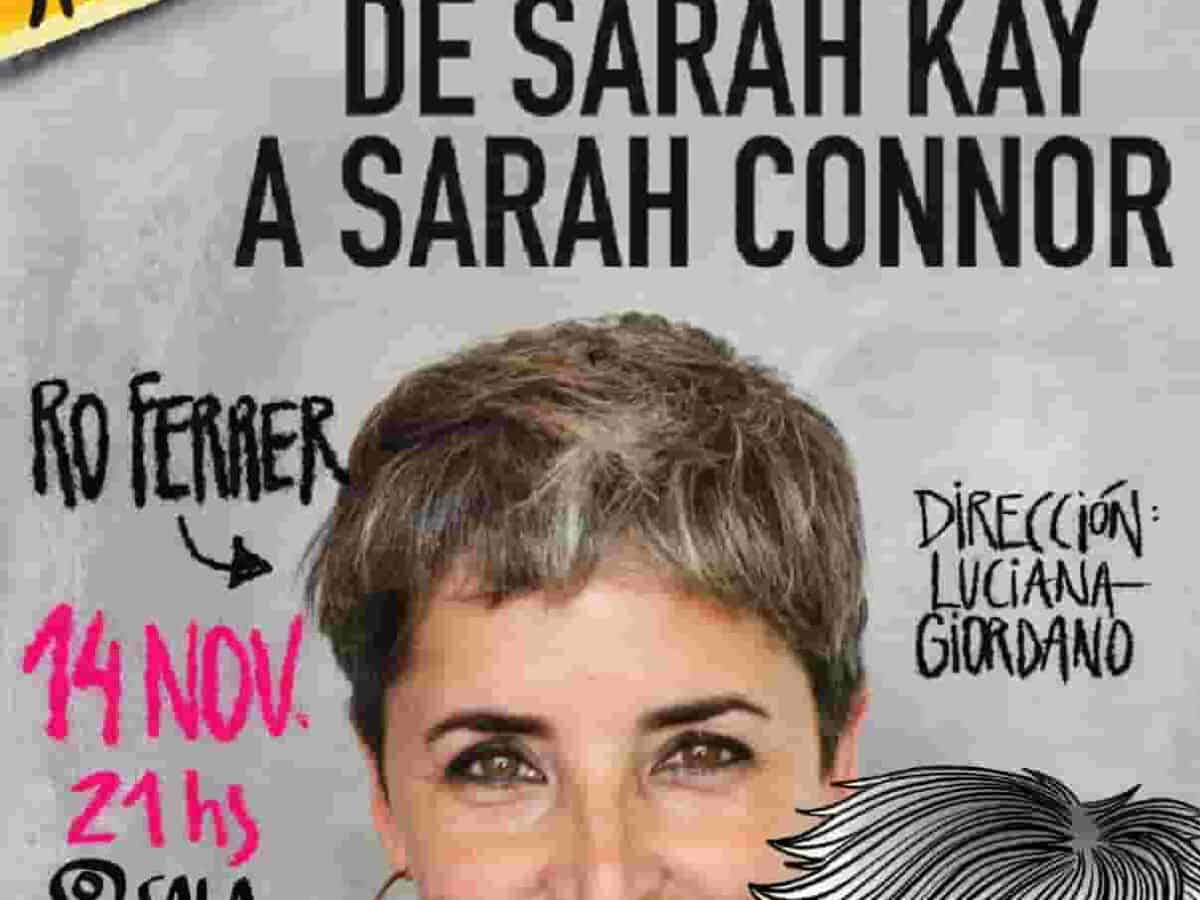 La artivista Ro Ferrer llega con su primer stand up gráfico “De Sarah Kay a Sarah Connor”