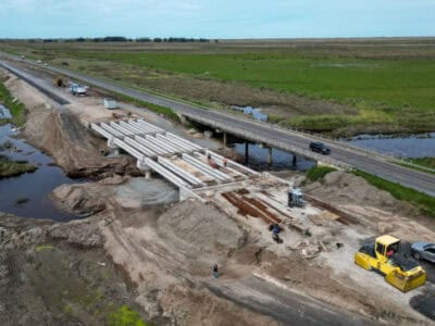 La Provincia realiza obras en rutas hacia la Costa Atlántica