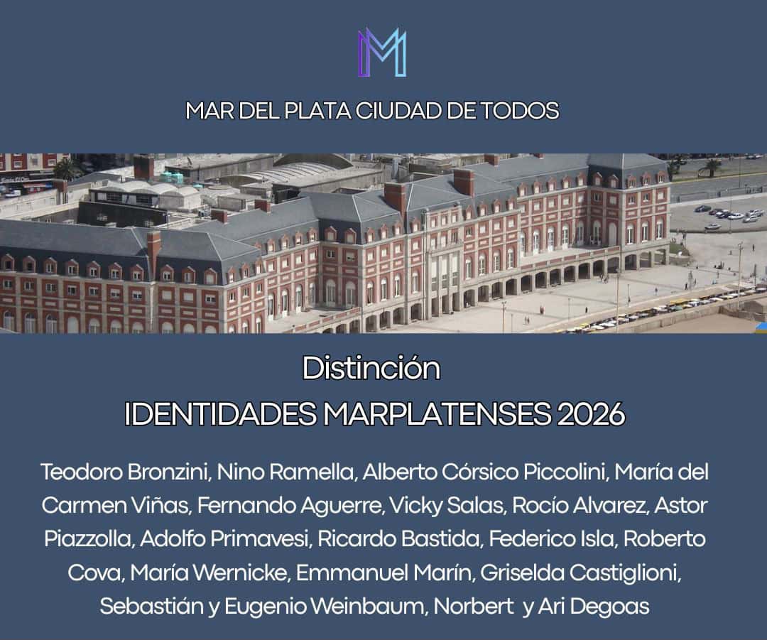 Mar del Plata Ciudad de Todos anuncia la entrega de las distinciones “Identidades Marplatenses” 