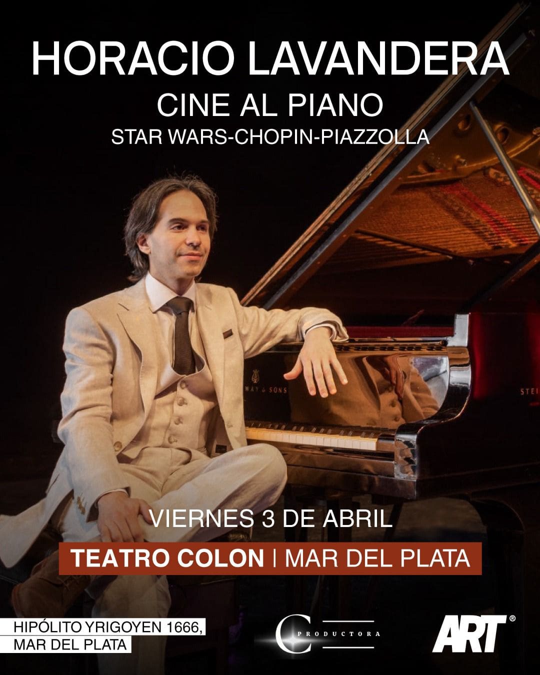 ¿Star Wars, Chopin y Piazzolla? Horacio Lavandera propone una noche de “Cine al piano”