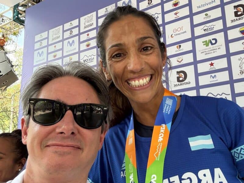 Orgullo de Mar del Plata: Natacha Castaño fue 3° en el Maratón CAF de Caracas
