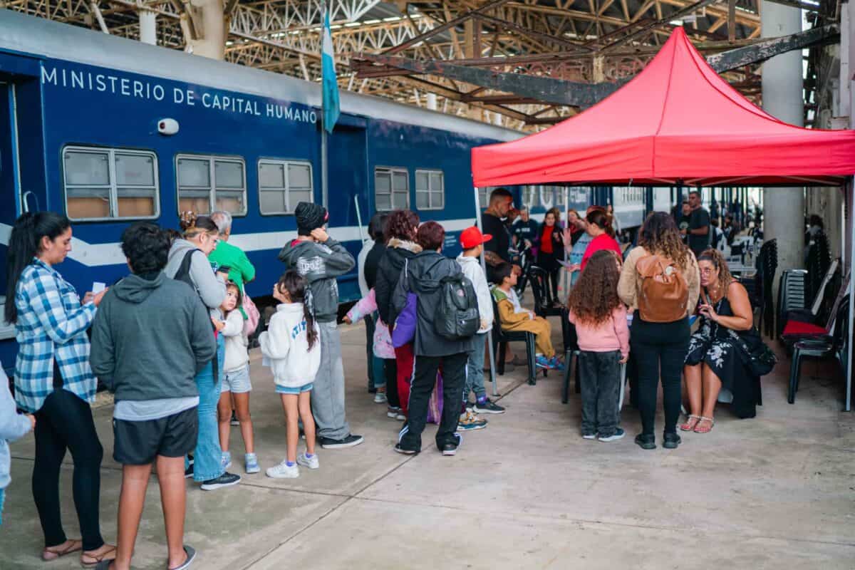 El Tren de Capital Humano permanece una semana más en Mar del Plata
