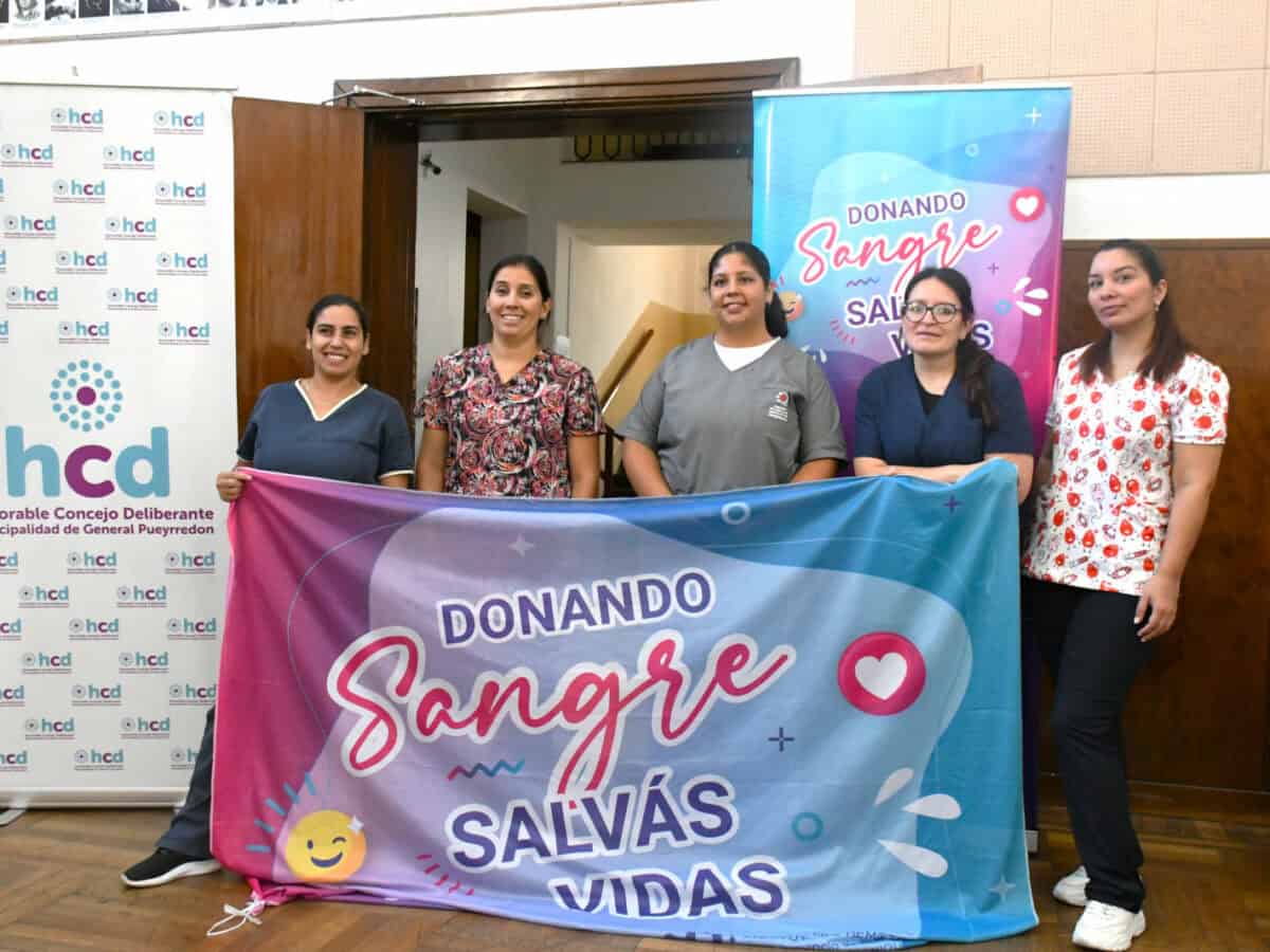 Se realizó otra jornada para donar sangre en el Concejo Deliberante