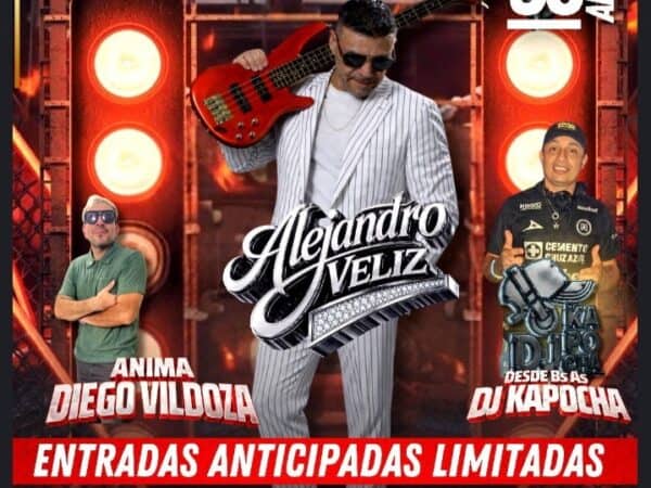 Alejandro Veliz llega a Mar del Plata con un show exclusivo