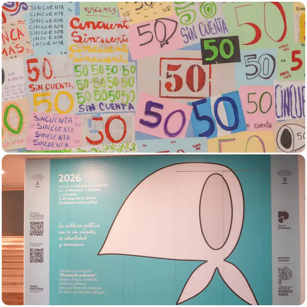 Actividades en el Teatro Auditorium por el Día Nacional de la Memoria, a 50 años de la Última Dictadura Cívico Militar