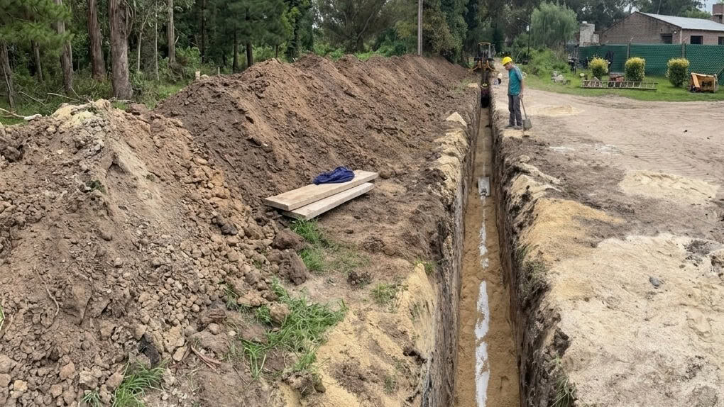 Comenzó la obra de infraestructura cloacal que amplía la factibilidad para la zona Sur de Mar del Plata