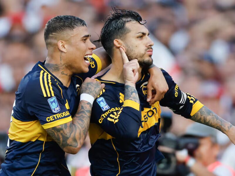 Boca vs River Plate: Boca venció 1-0 a River en el Monumental.