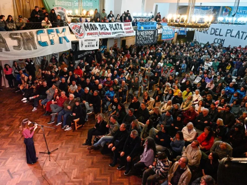 A un año de la condena a Cristina, masivo acto del peronismo en Mar del Plata