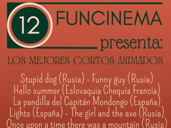 Pre Funcinema para chicos con los mejores cortos animados