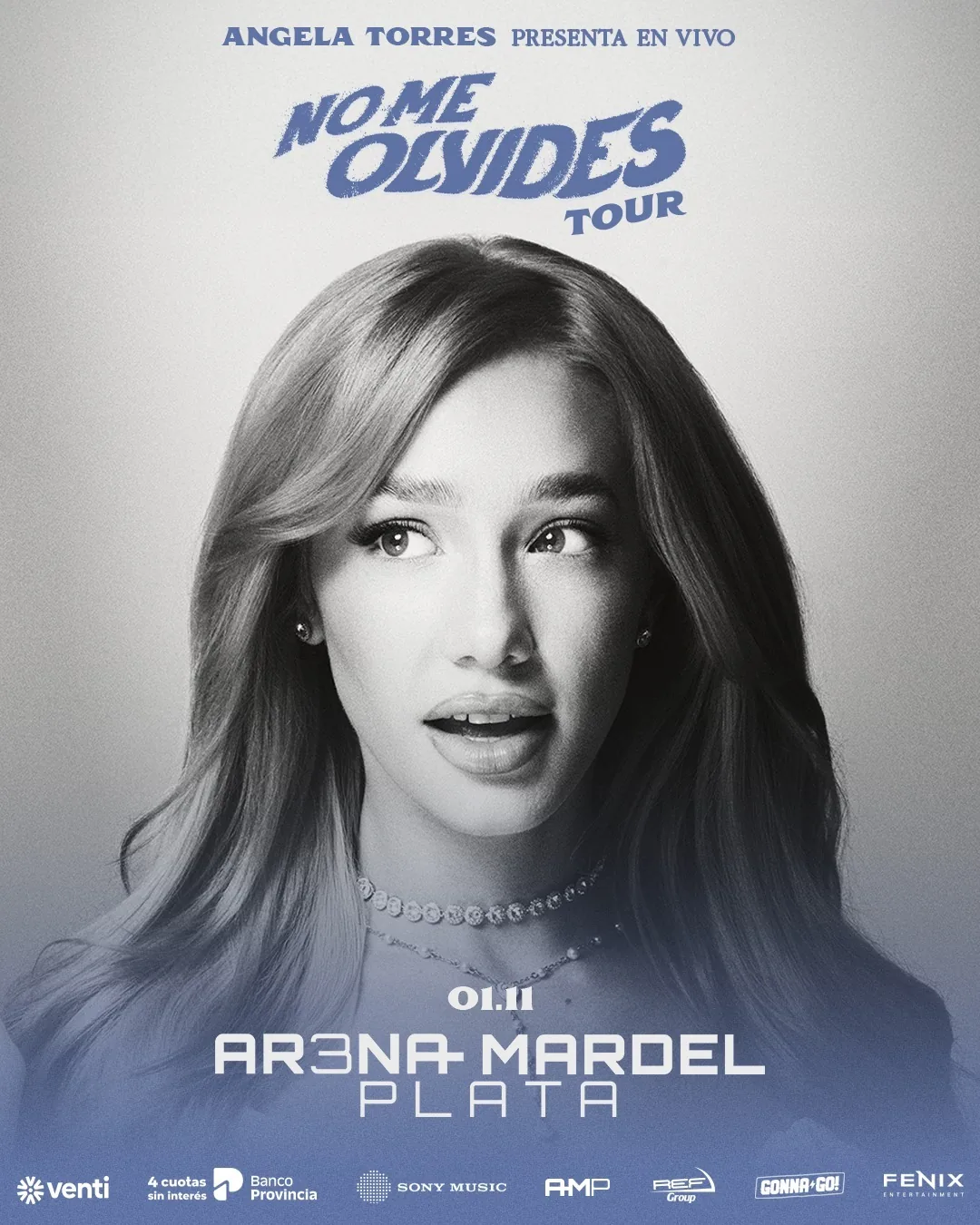 Ángela Torres llega con ¨No me olvides tour¨ a Arena Mardel Plata
