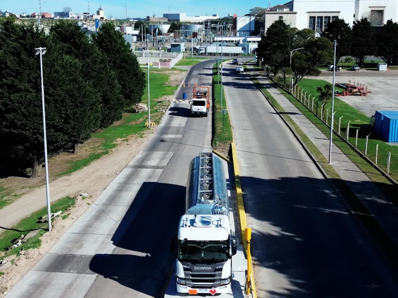El Puerto de Mar del Plata inaugura una báscula para pesaje del transporte de cargas
