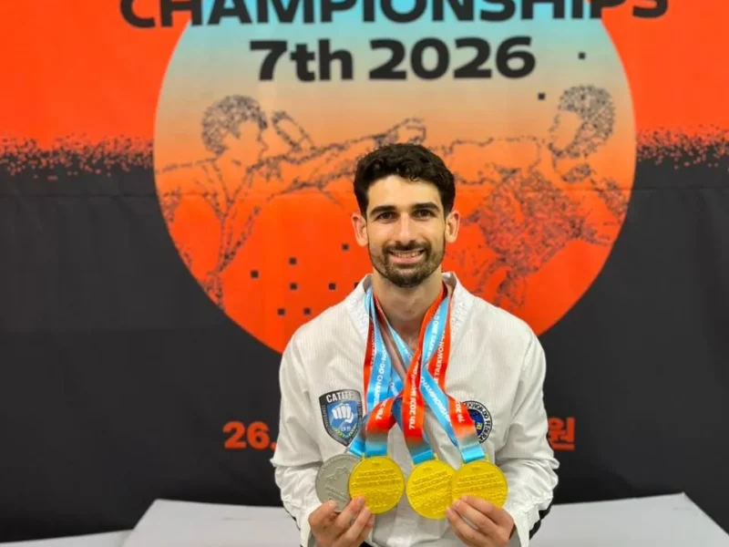 Tomás Maimone se consagró Leyenda: 4 Oros y 1 Plata en Corea