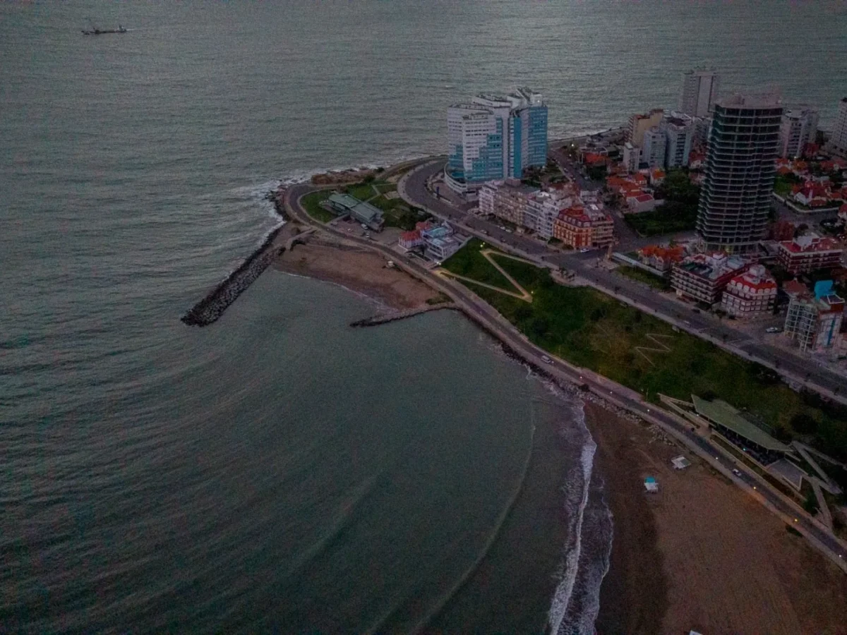 Sábado con lluvia, domingo con sol en Mar del Plata