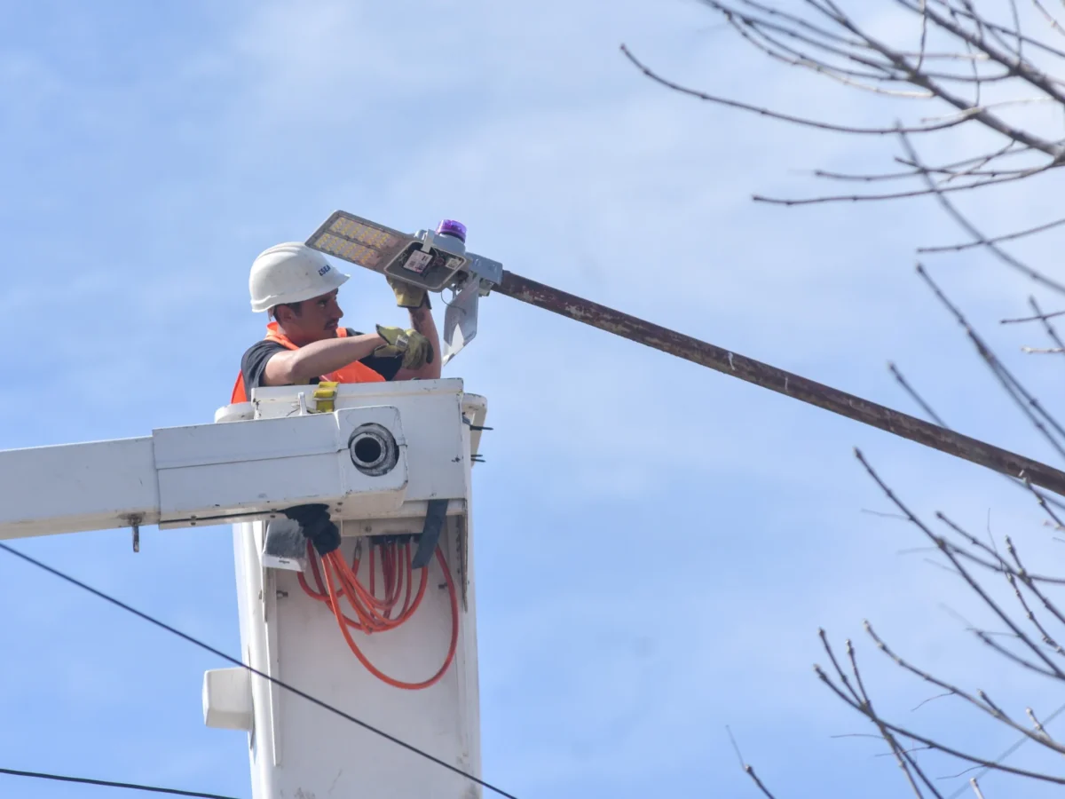 Mar del Plata 100% LED: la obra llegó a la mitad de su ejecución
